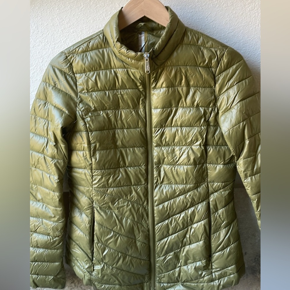 Sam Edelman Olive Green Puffer Jacket